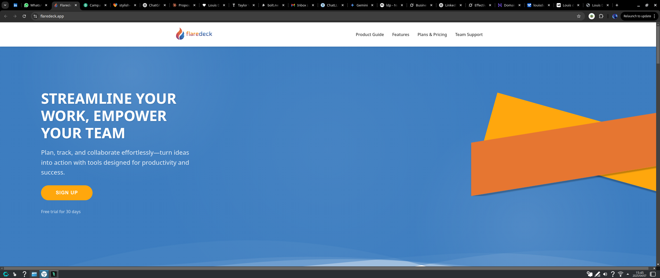 Flaredeck - Productivity Platform